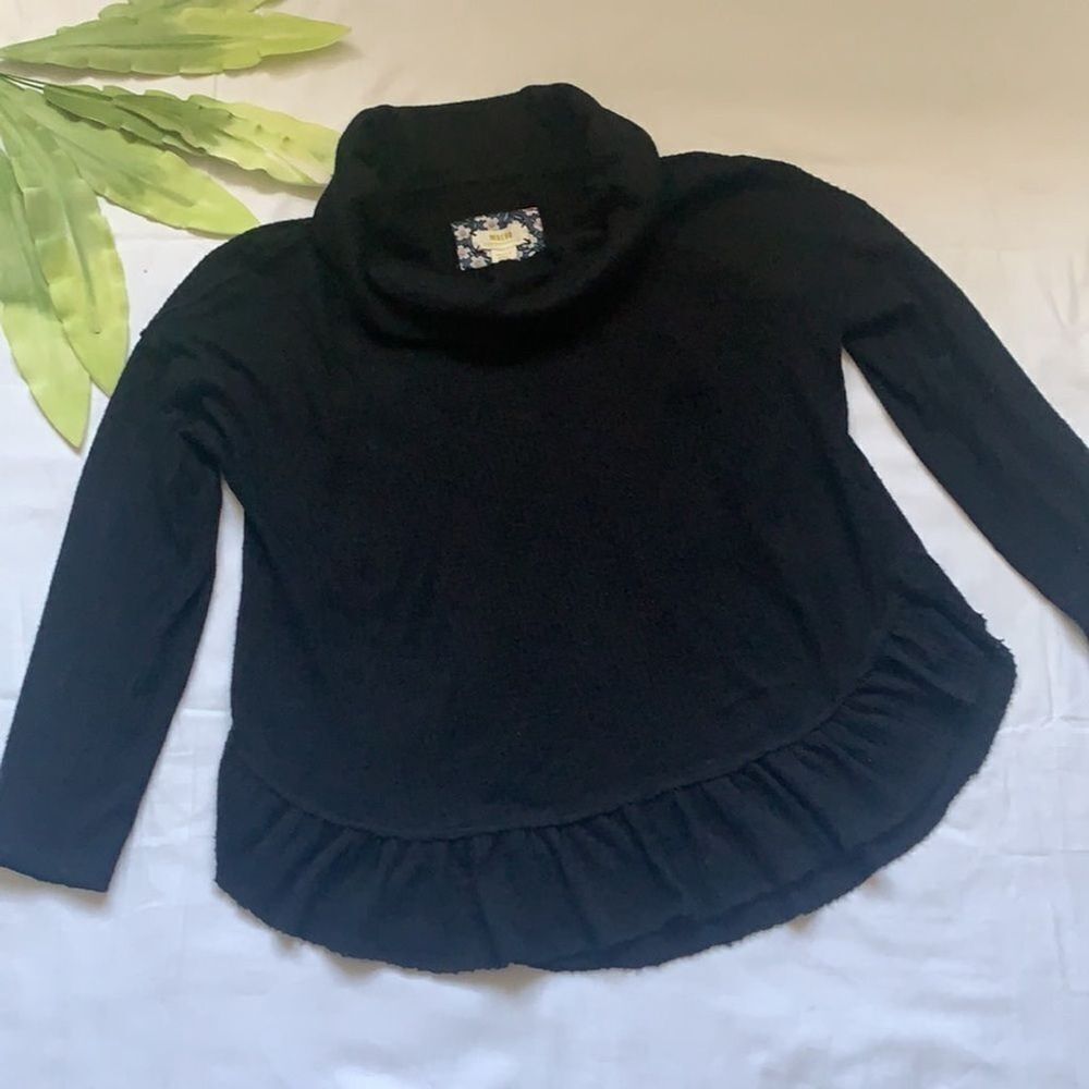 🌟ANTHROPOLOGIE Maeve Addie Ruffled Hacci Pullover🌟 - Picture 4 of 14
